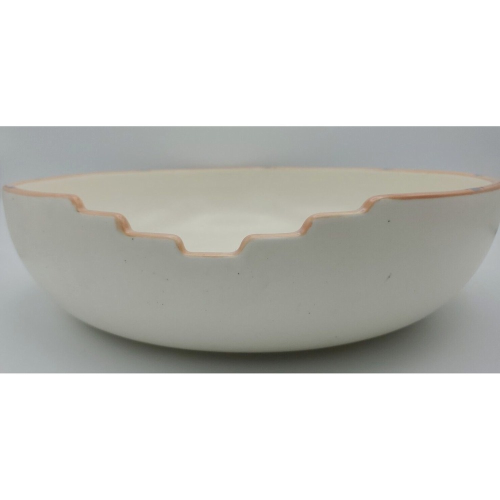 13" Serving Bowl Pottery Taos Southwest Treasure Craft Console Succulent Planter